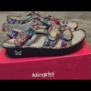 Alegria Kleo Sandal in Blissful, size 39(9)